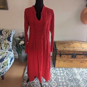 Gauzey Red Dress - size small